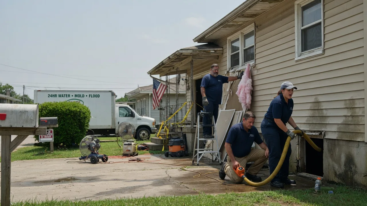Water Damage Repair in Edinburg, PA near me